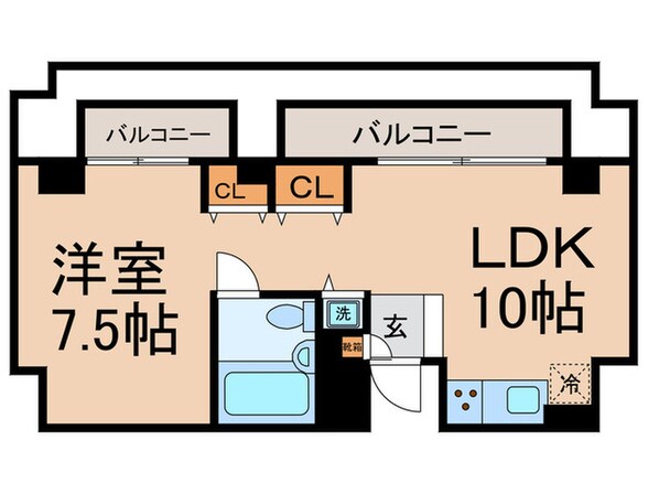 カーサフォーラムの物件間取画像